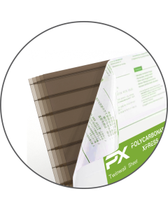 25mm Bronze Polycarbonate Roofing Sheets