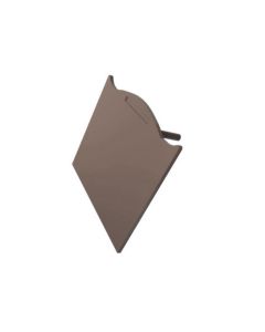 Brown Snapdown Rafter support Glazing Bar End Cap