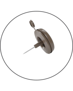 10mm Brown fixing buttons