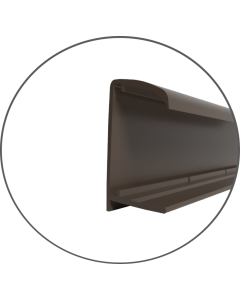 10mm Brown PVC Sheet Closures
