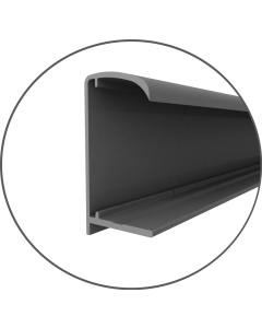 10mm Grey PVC Sheet Closures