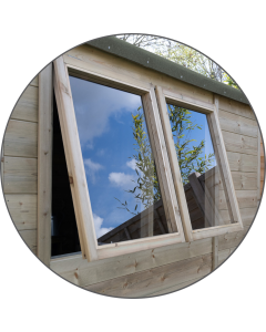 Clear Solid Polycarbonate shed window