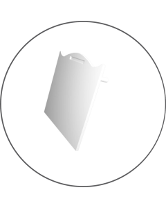 White Snapdown Rafter support Glazing Bar End Cap