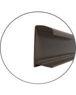 16mm Brown PVC Sheet Closures