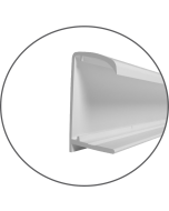 16mm White PVC Sheet Closures